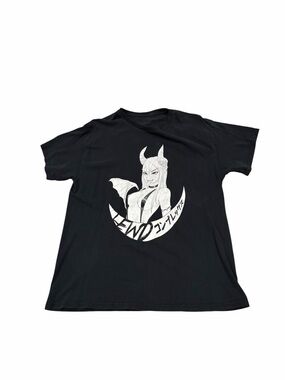 Lewd Complex Succubus Demon Anime Manga Girl Black L Graphic T-Shirt